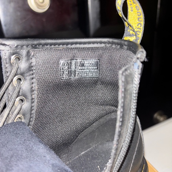 Dr. Martens Black Leather Boots